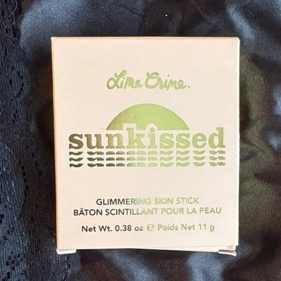 Lime Crime Sunkissed Glimmering Skin Stick in Oasis 0.38 oz NIB NEW Bronzer High - Picture 5 of 5